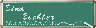 Dina Bechler Visitenkarte